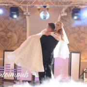 Dj nunta oradea, lumini pentru ringul de dans, fum gheata carbonica, artificii